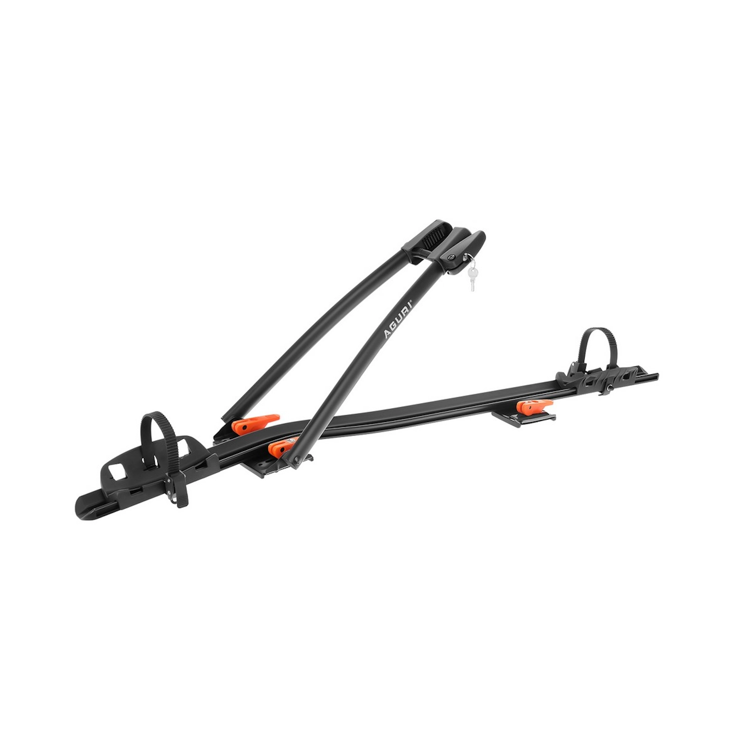 Bagażnik rowerowy na dach Aguri Acuda III czarny