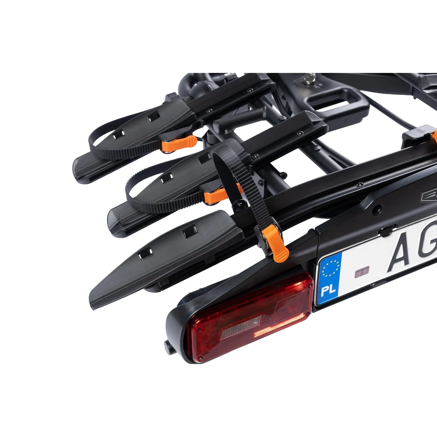 Bagażnik rowerowy na hak Aguri Active Bike PRO 3 black