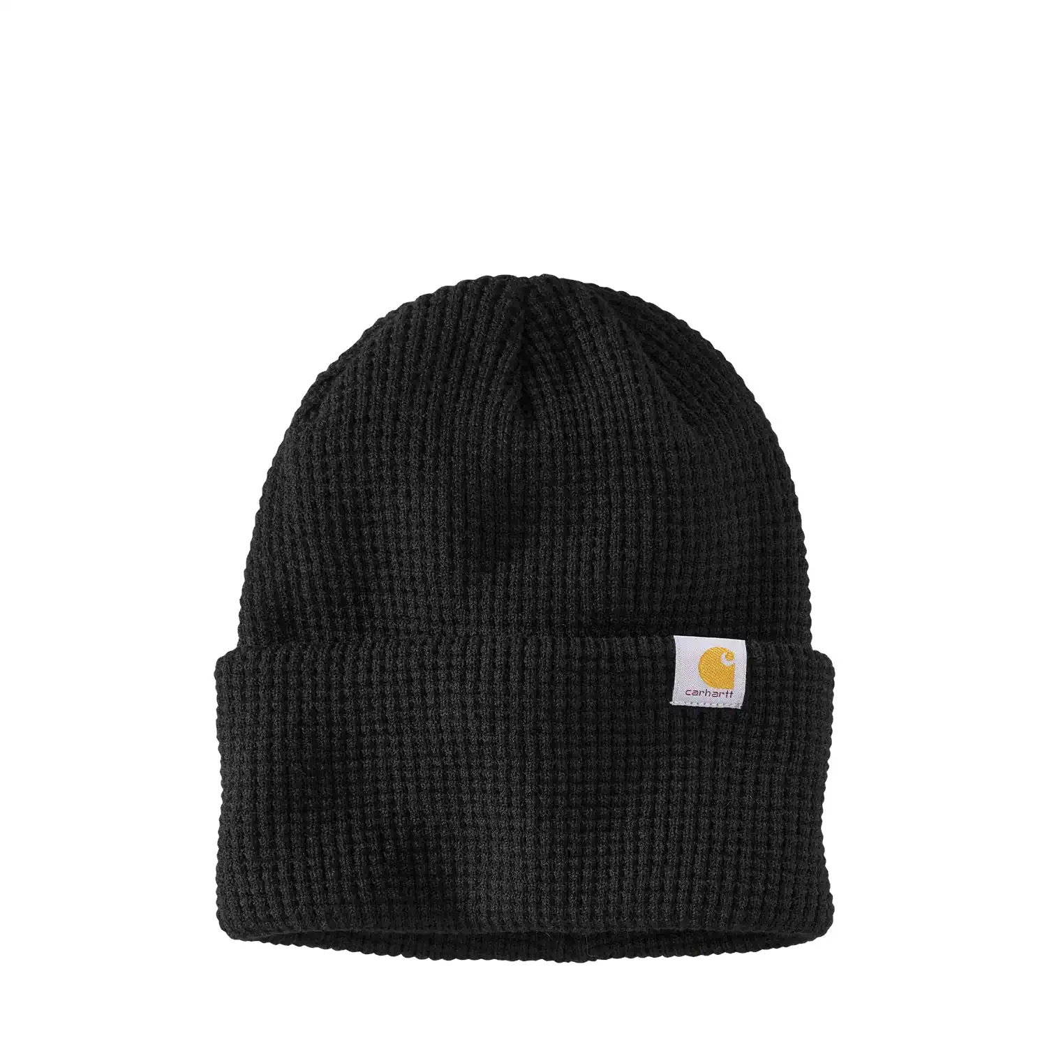 Czapka typu beanie Carhartt Waffle Cuffed Beanie black