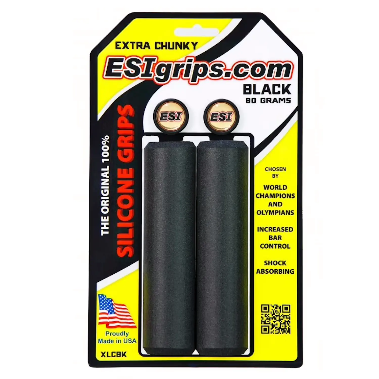 Gripy rowerowe ESI Extra Chunky black