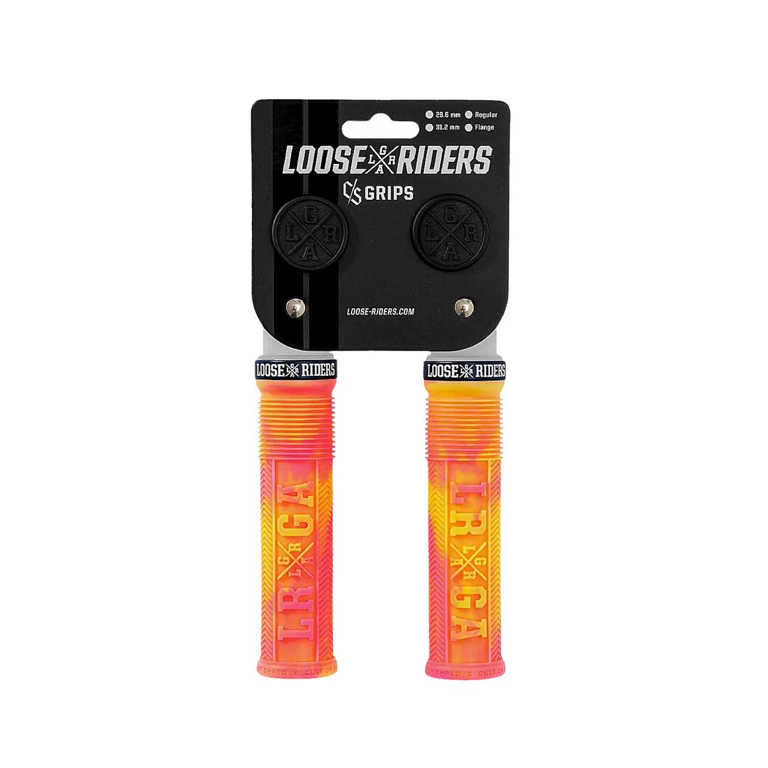 Gripy rowerowe Loose Riders C/S Regular pink/yellow 31.2mm