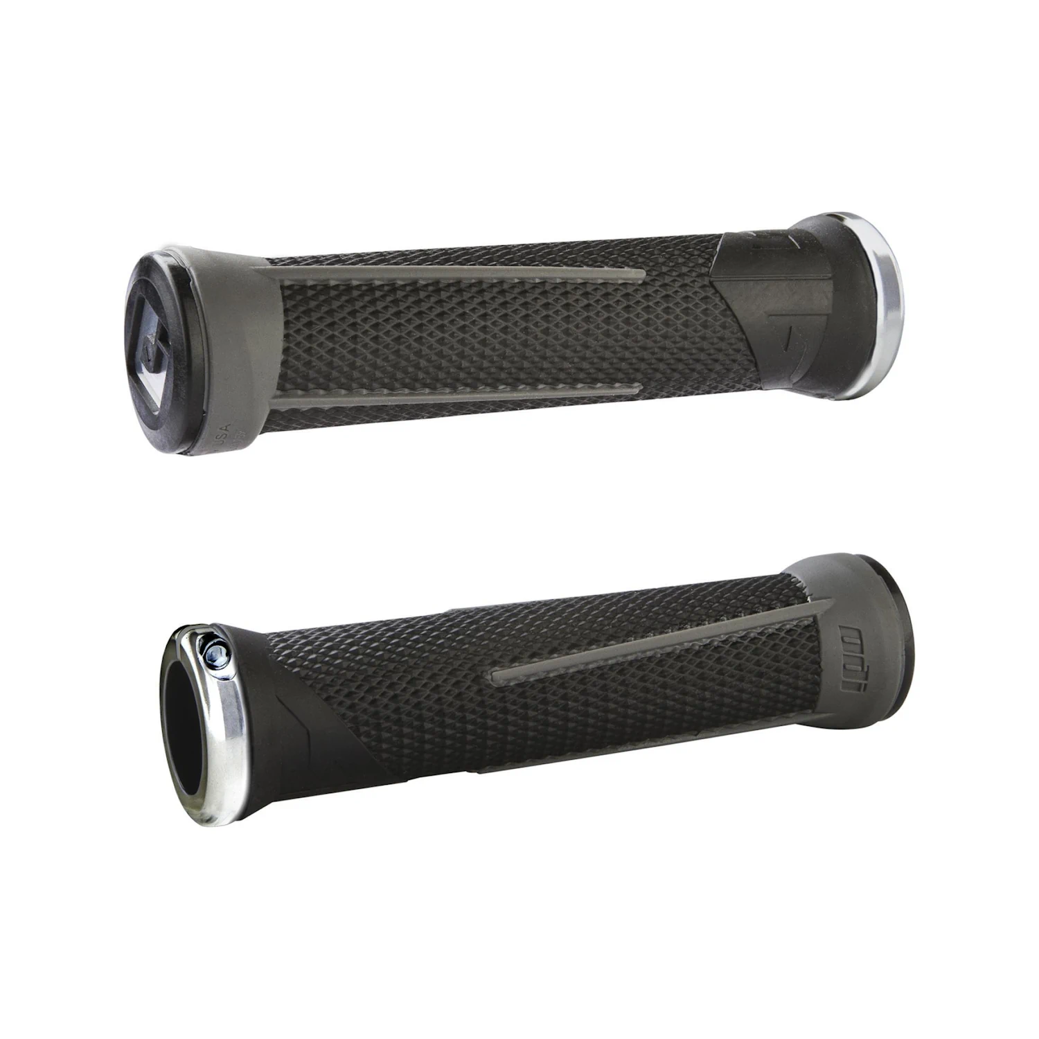 Gripy rowerowe ODI MTB AG1 Signature lock-on 2.1 black/graphit-silver | 135mm