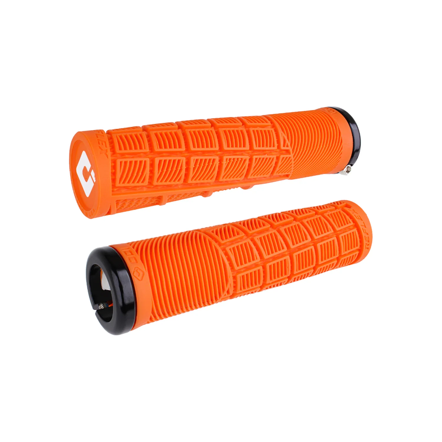 Gripy rowerowe ODI  Reflex v2.1 Lock-On orange-black | 135mm