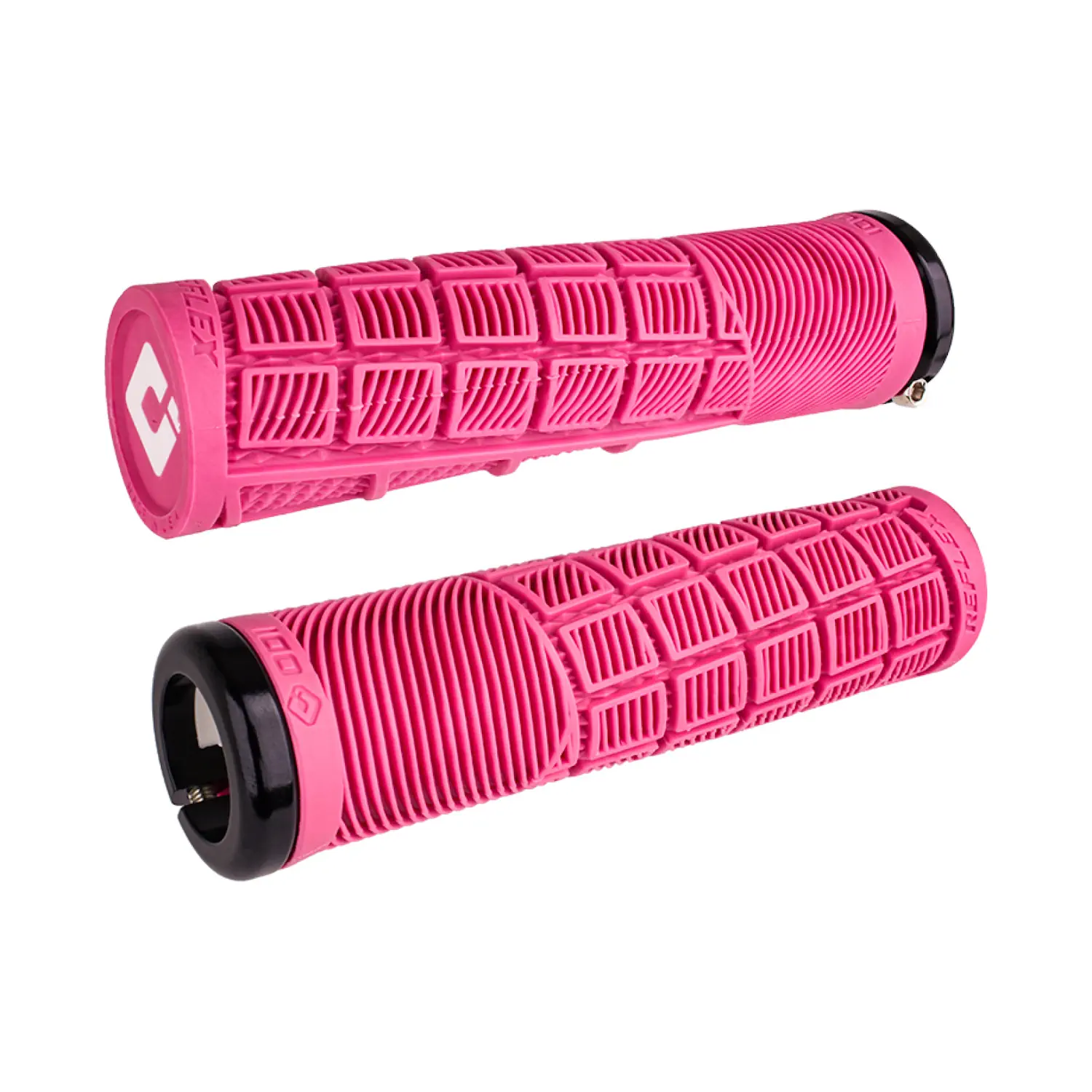 Gripy rowerowe ODI  Reflex v2.1 Lock-On pink-black | 135mm