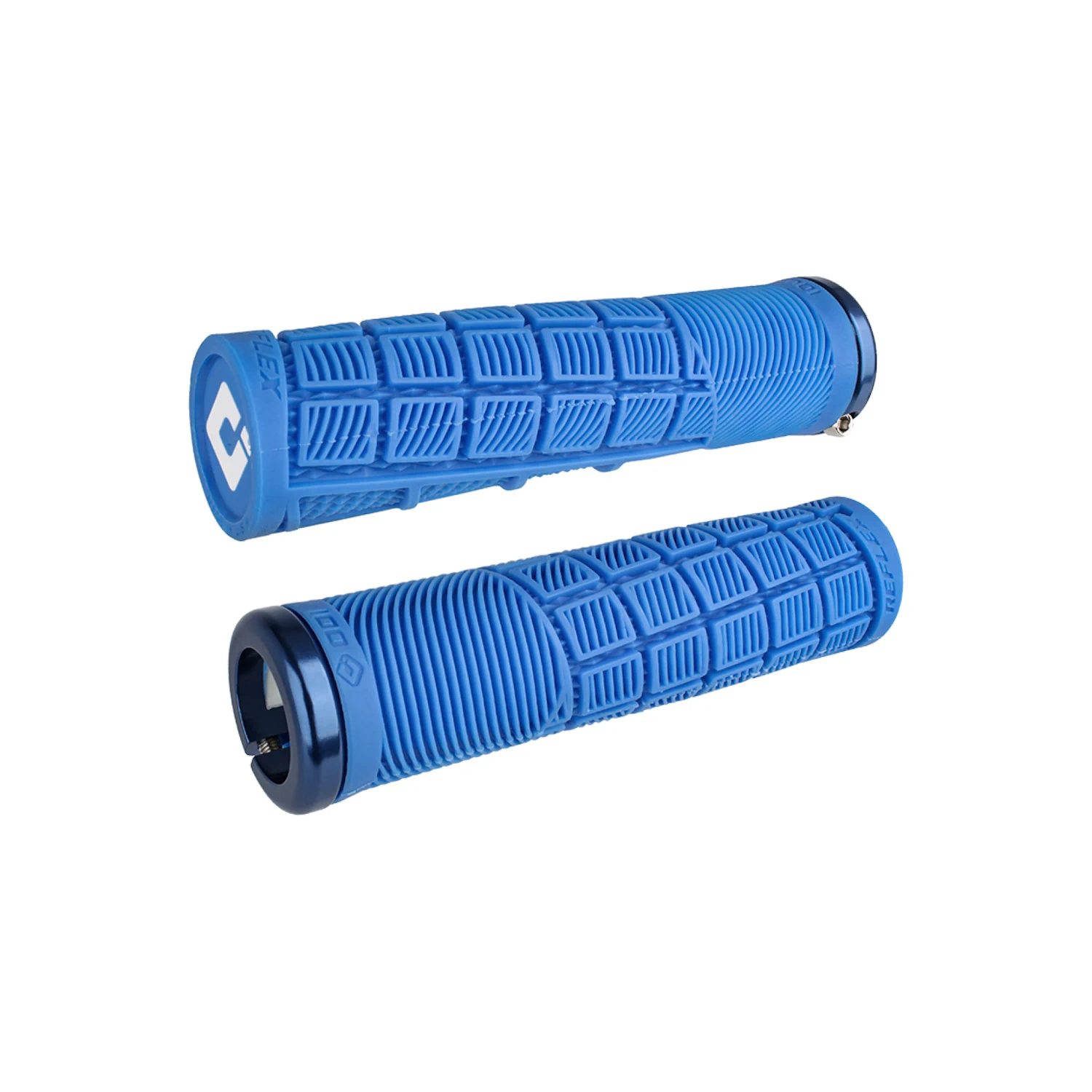 Gripy rowerowe ODI  Reflex v2.1 Lock-On blue-blue | 135mm