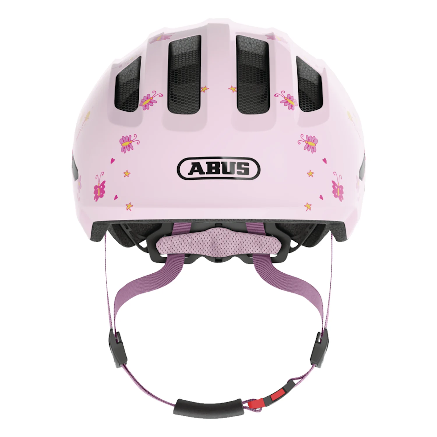 Kask rowerowy dziecięcy Abus Smiley 3.0 rose princess M