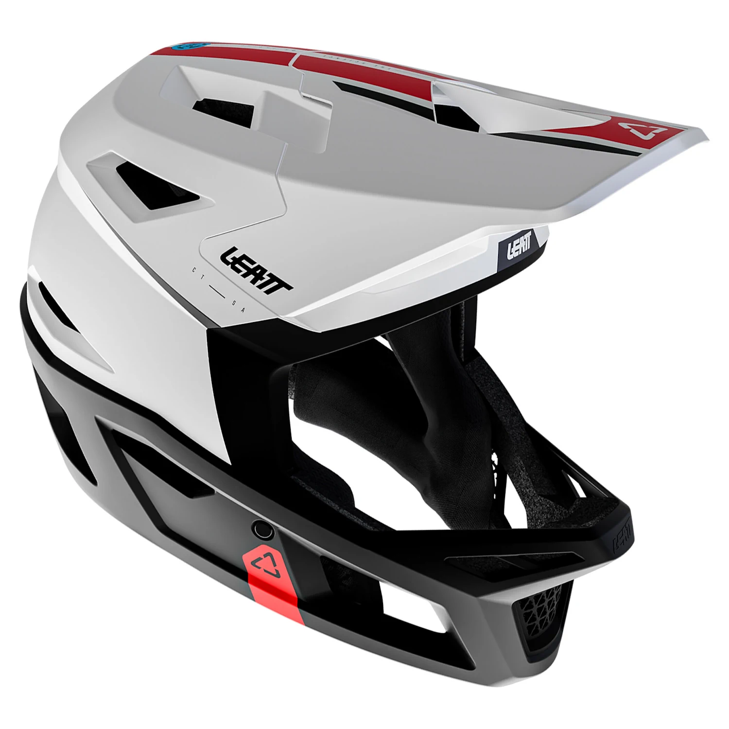 Kask rowerowy full face LEATT Helmet MTB Gravity 4.0 V26 Black/White XL