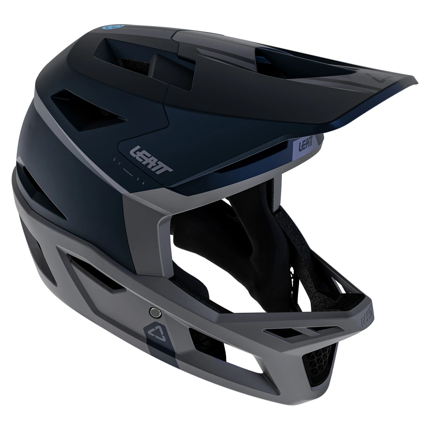 Kask rowerowy full face LEATT Helmet MTB Gravity 4.0 V26 Stealth Black/Grey  L