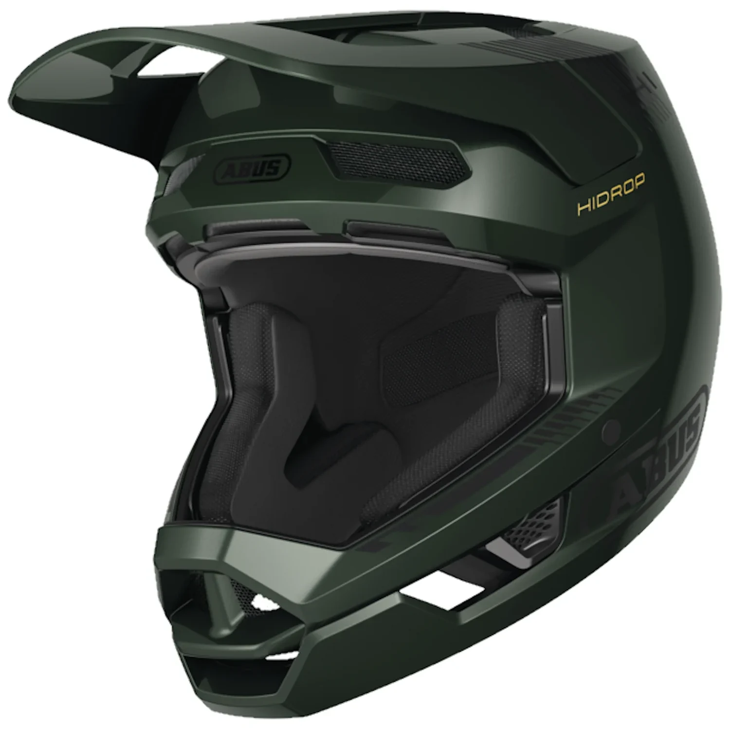 Kask rowerowy fullface Abus HiDrop moss green S