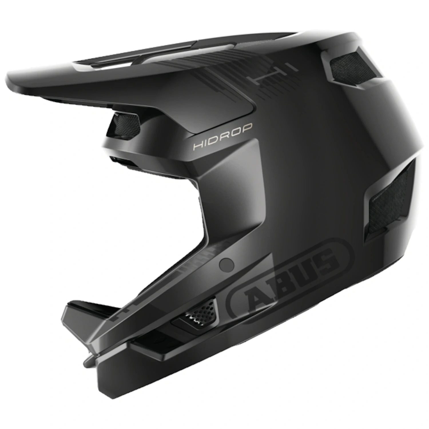 Kask rowerowy fullface Abus HiDrop shiny black S