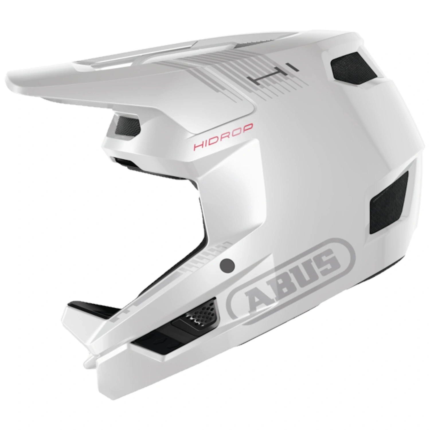 Kask rowerowy fullface Abus HiDrop shiny white S