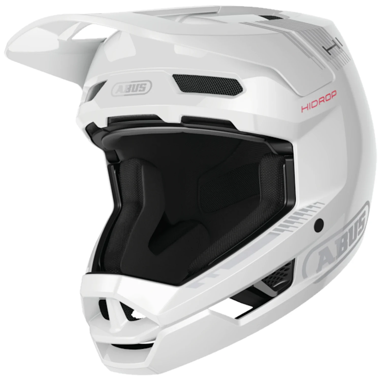 Kask rowerowy fullface Abus HiDrop shiny white S