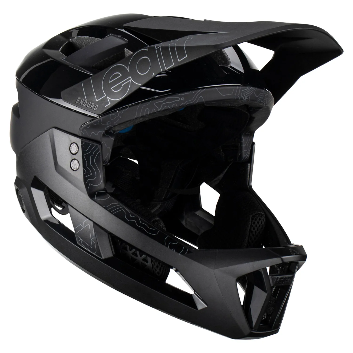 Kask rowerowy z wypinaną szczęką/3w1 LEATT Helmet MTB Enduro 3.0 V23 L Stealth S