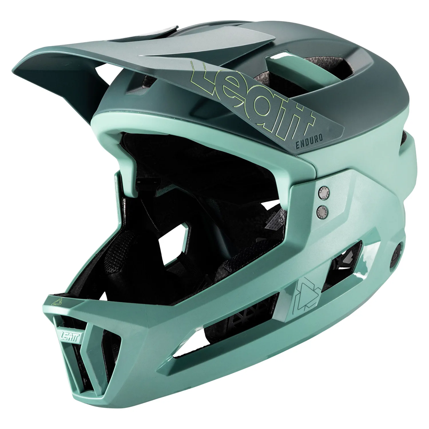 Kask rowerowy z wypinaną szczęką/3w1 LEATT Helmet MTB Enduro 3.0 V25 Pistachio M