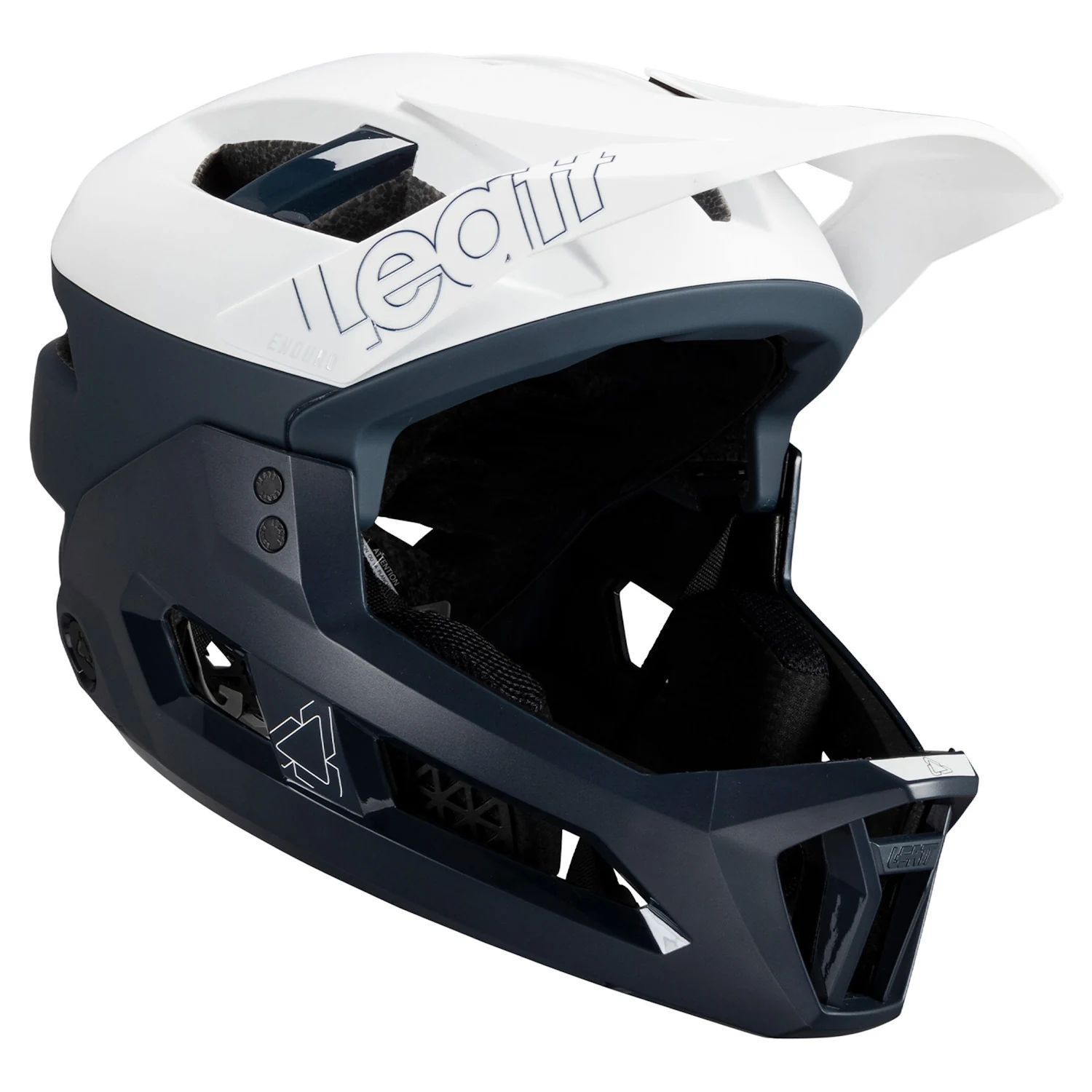 Kask rowerowy z wypinaną szczęką/3w1 LEATT Helmet MTB Enduro 3.0 V25 White M