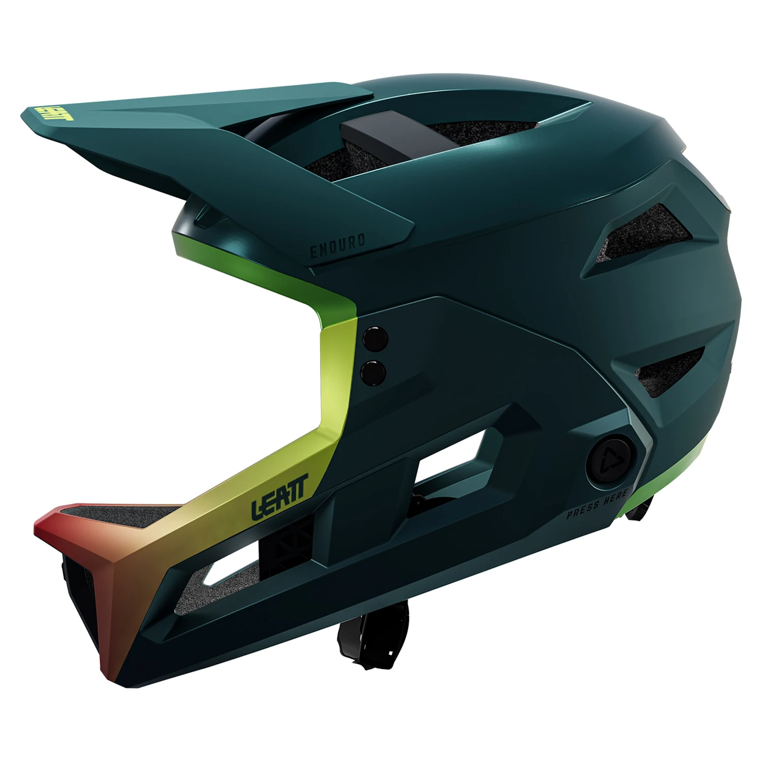 Kask rowerowy z wypinaną szczęką/3w1 LEATT Helmet MTB Enduro 3.0 V26 Spruce Green M