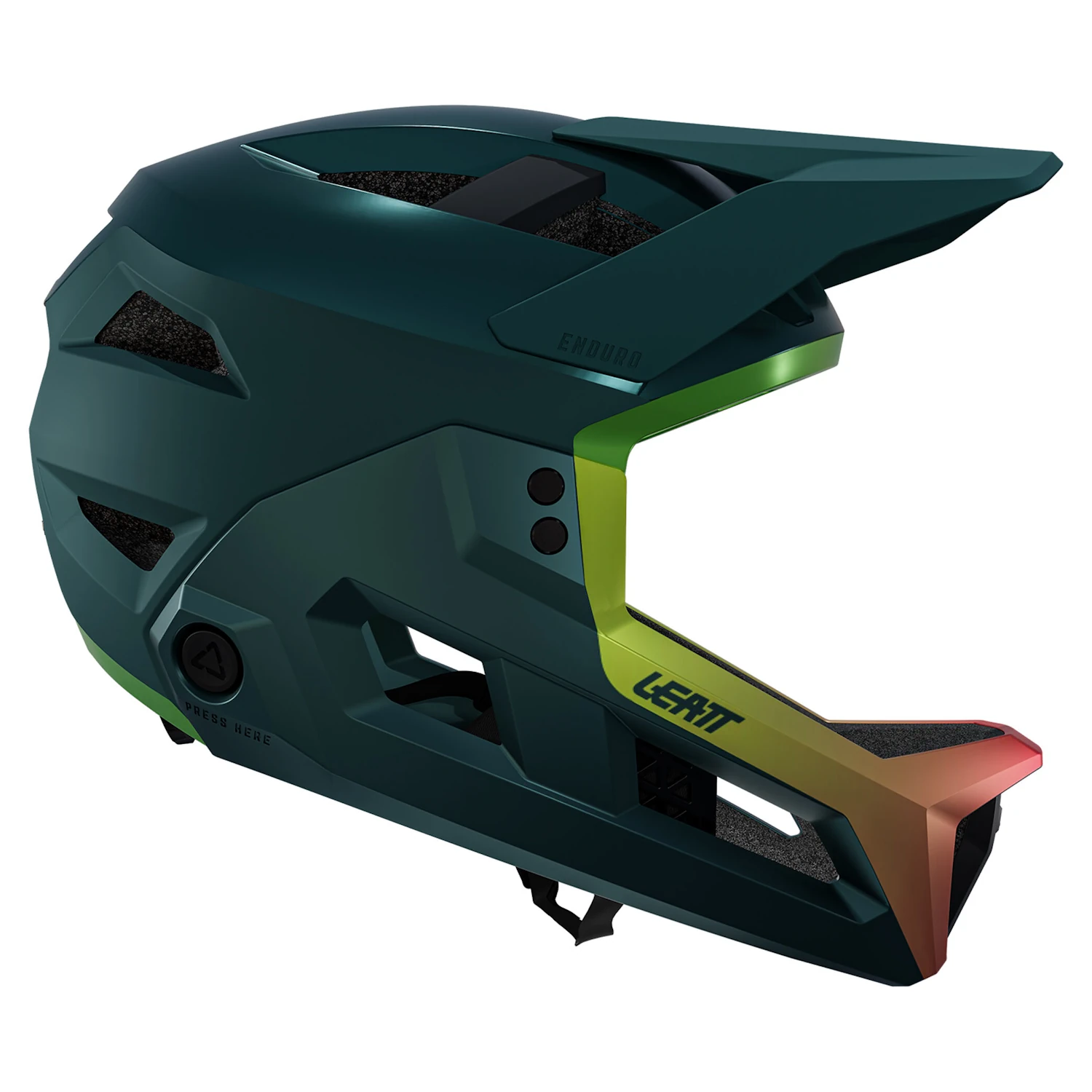 Kask rowerowy z wypinaną szczęką/3w1 LEATT Helmet MTB Enduro 3.0 V26 Spruce Green S
