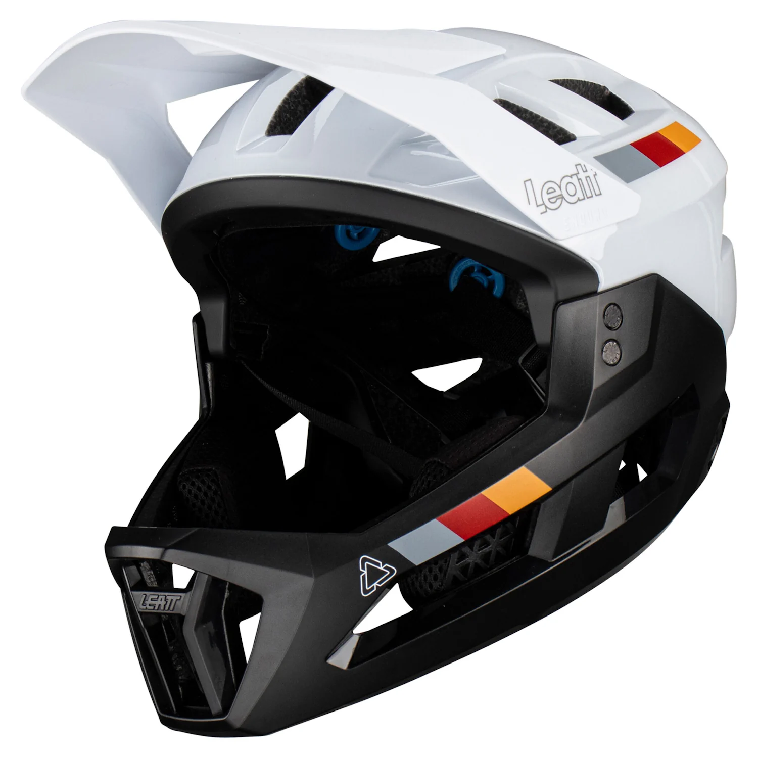 Kask rowerowy z wypinaną szczęką LEATT Helmet MTB Enduro 2.0 V23 White L