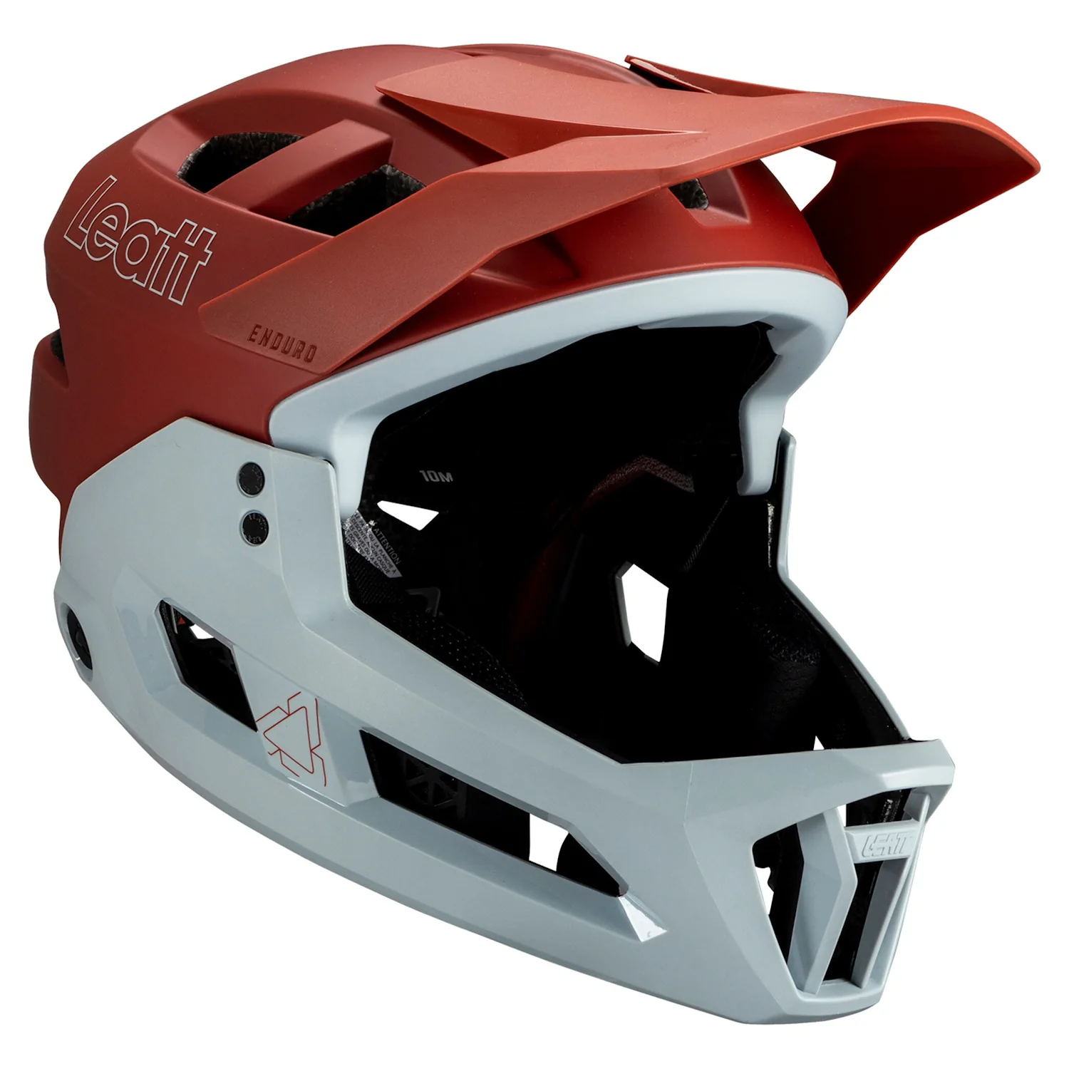 Kask rowerowy z wypinaną szczęką LEATT Helmet MTB Enduro 2.0 V25 Lava S