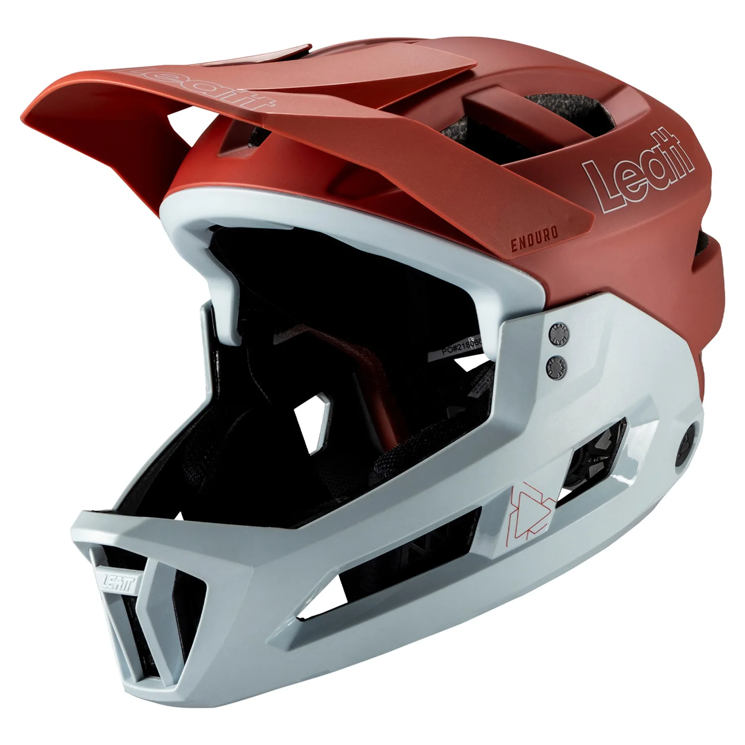 Kask rowerowy z wypinaną szczęką LEATT Helmet MTB Enduro 2.0 V25 Lava S