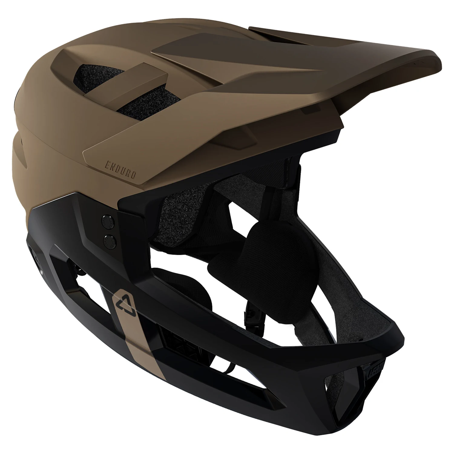 Kask rowerowy z wypinaną szczęką LEATT Helmet MTB Enduro 2.0 V26 Brown M