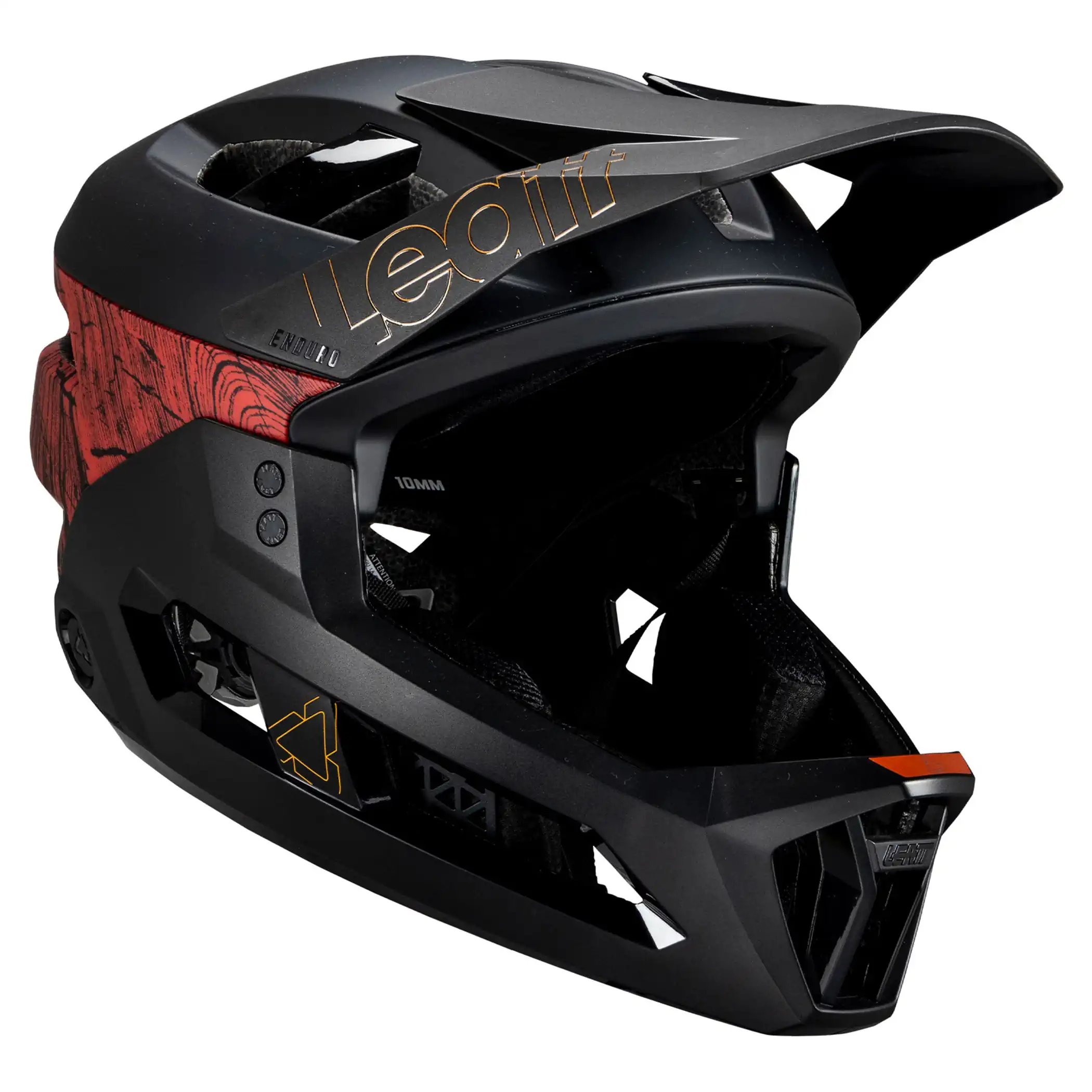 Kask rowerowy z wypinaną szczęką/3w1 LEATT Helmet MTB Enduro 3.0 V25 Rust S