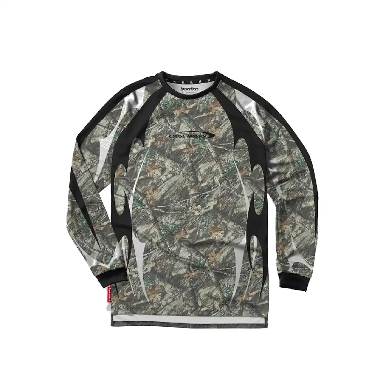 Koszulka z długim rękawem Loose Riders Jersey Longsleeve Phase camo M