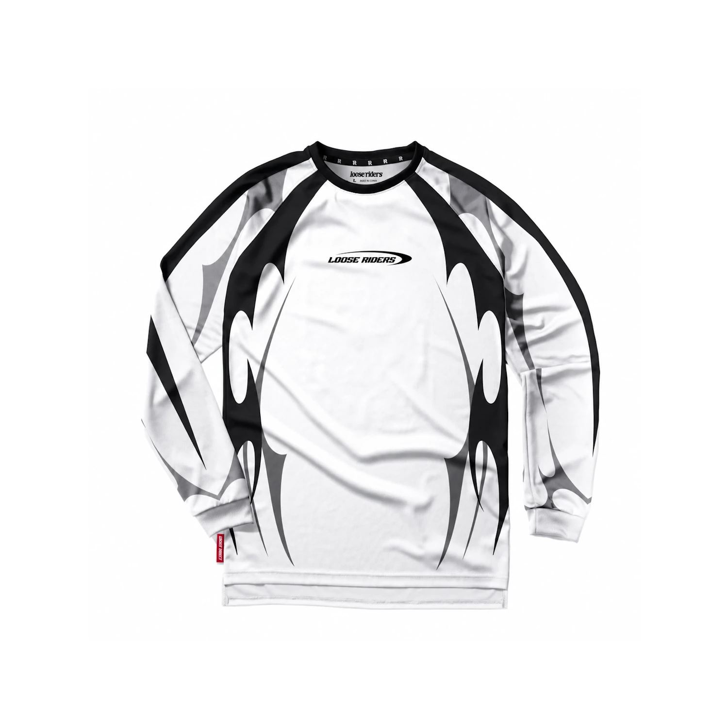 Koszulka z długim rękawem Loose Riders Jersey Longsleeve Phase white XS