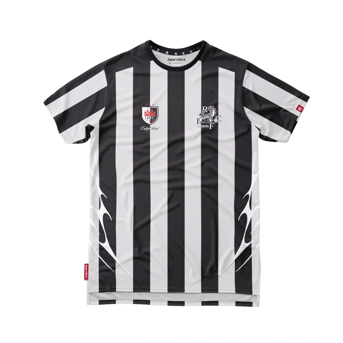Koszulka z krótkim rękawem Loose Riders Derby Tribe white L