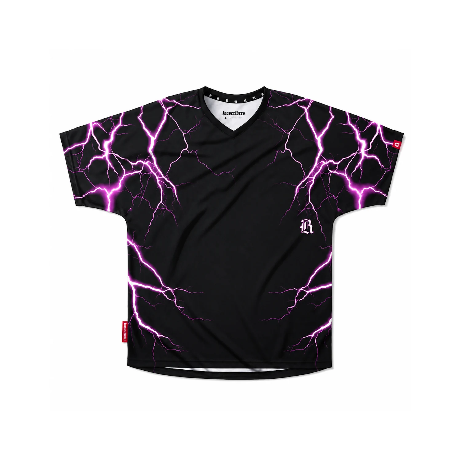 Koszulka z krótkim rękawem Loose Riders electric pink S