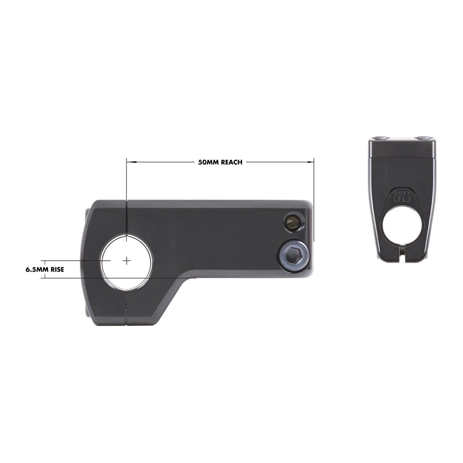 Mostek rowerowy Odyssey CFL 3 black