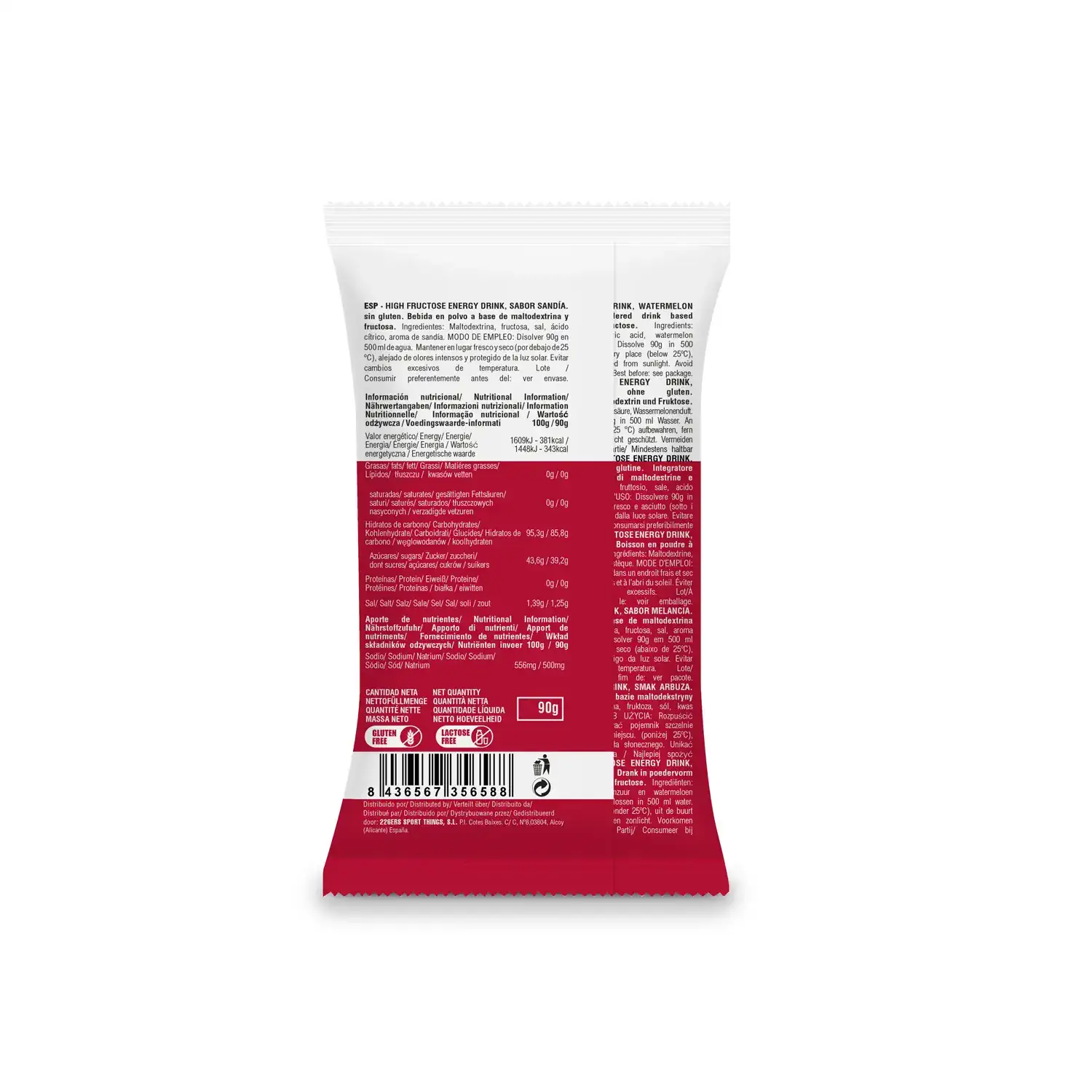 Napój hipertoniczny 226ERS HIGH FRUCTOSE ENERGY DRINK SOFT WATERMELON 90g. - saszetka