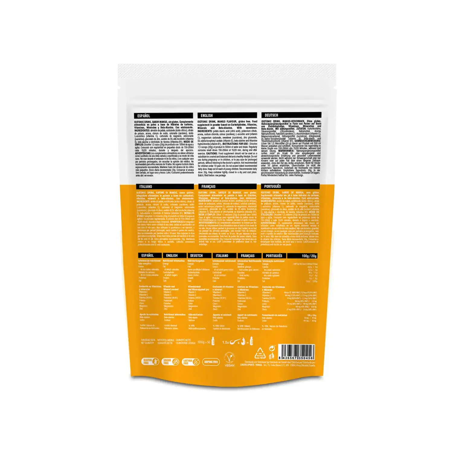 Napój izotoniczny 226ERS ISOTONIC DRINK 1kg. MANGO (50 porcji)