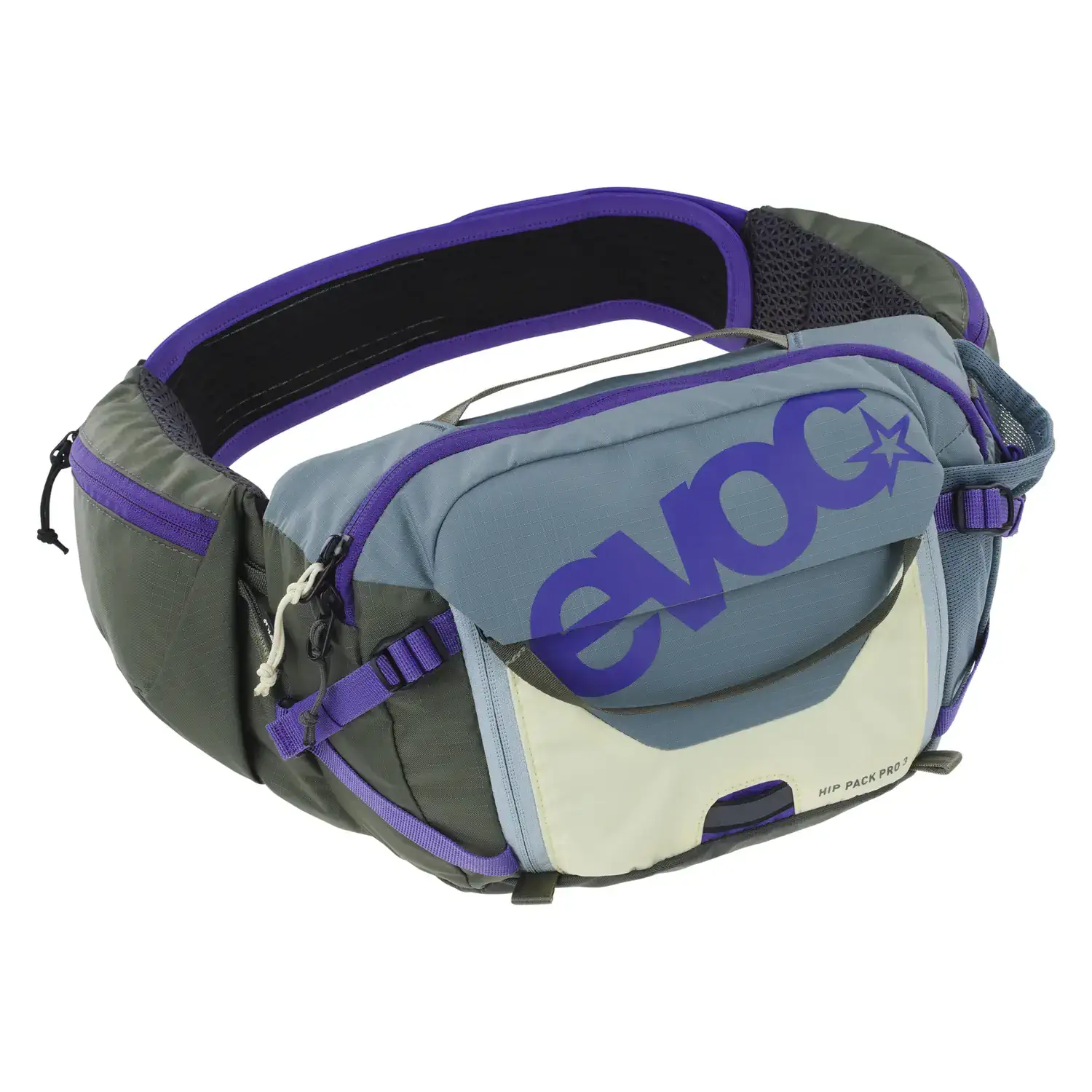 Nerka rowerowa Evoc Hip Pack Pro 3L steel - violet - dark olive