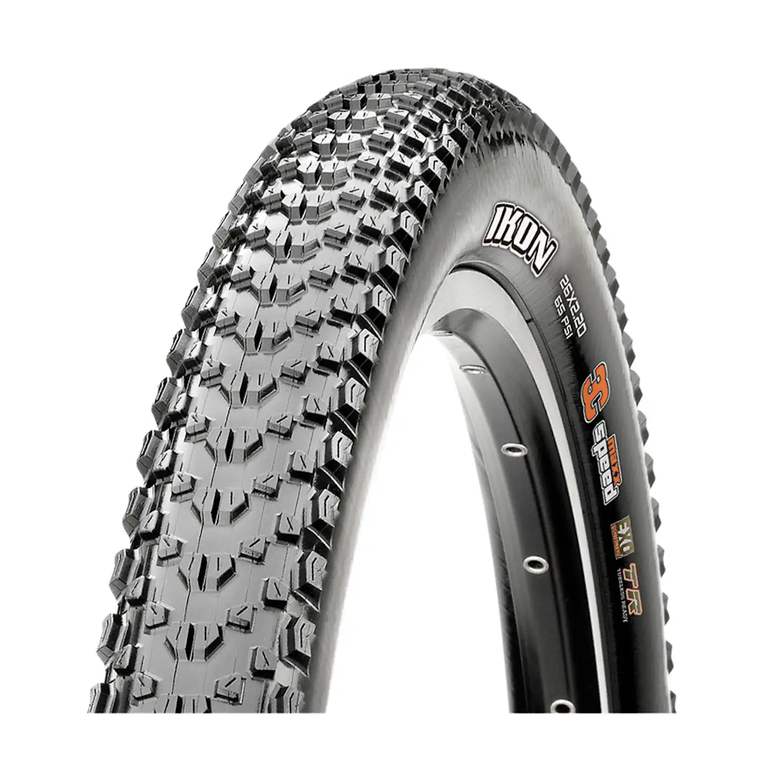 Opona rowerowa bezdętkowa zwijana Maxxis Ikon 26X2.20 3C/EXO/TLR 60TPI