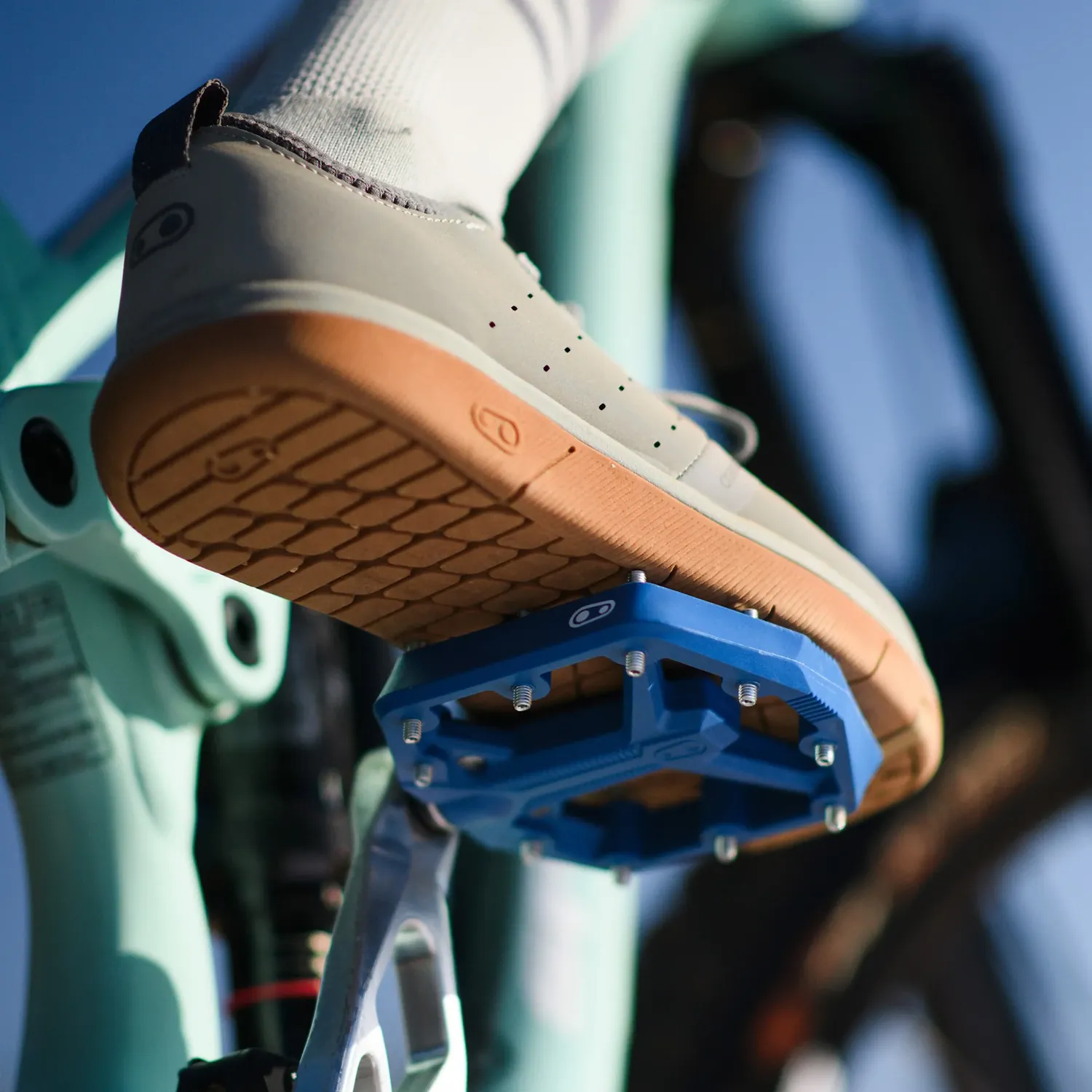 Crankbrothers Pedali Flat - Stamp 1 Gen.2 Small - sand