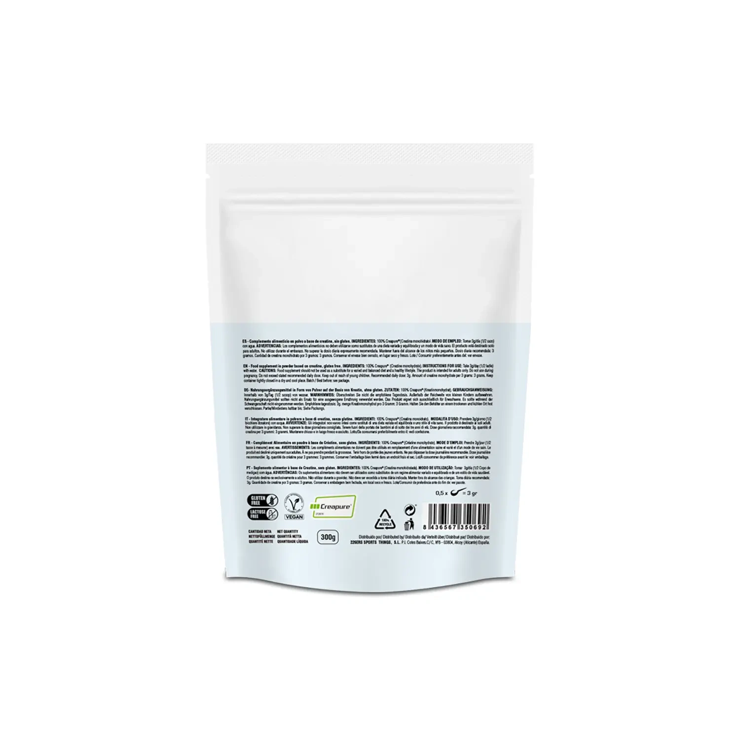 Substancja wspomagająca w proszku 226ERS CREATINE CREAPURE 300g.