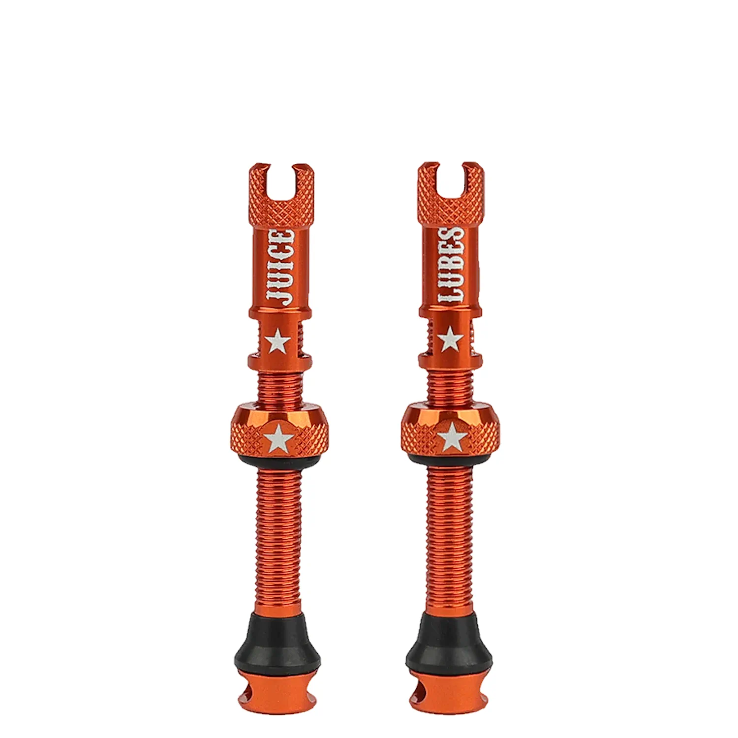 Wentyle rowerowe Juice Lubes Presta 48 mm Tubeless orange