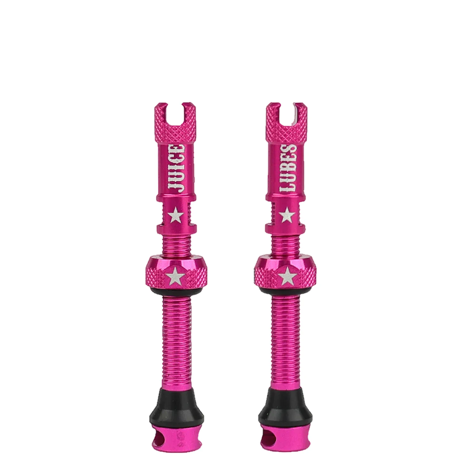 Wentyle rowerowe Juice Lubes Presta 48 mm Tubeless pink
