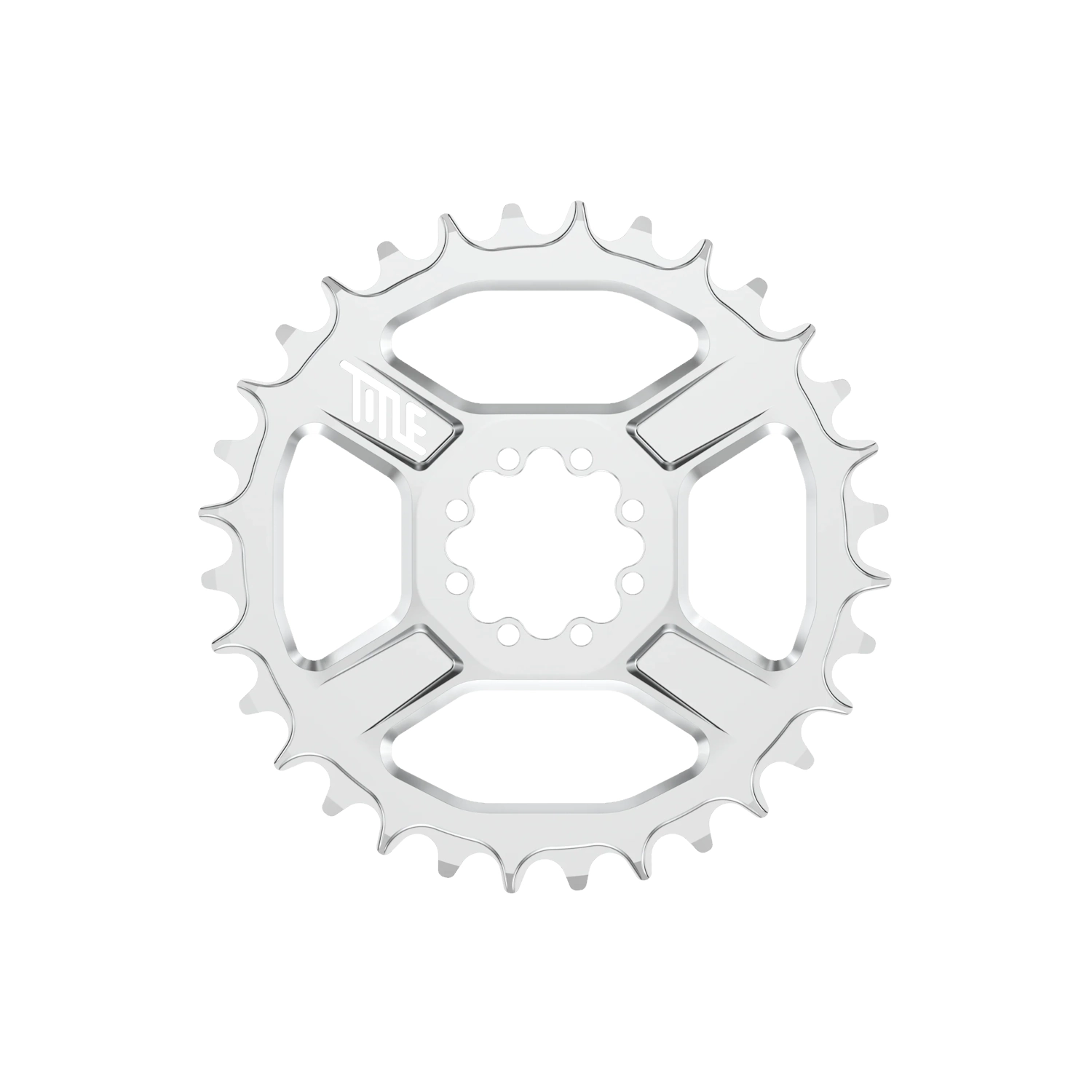 Zębatka rowerowa przednia Title MTB CR1 8-blt chainring 32t sram chrome