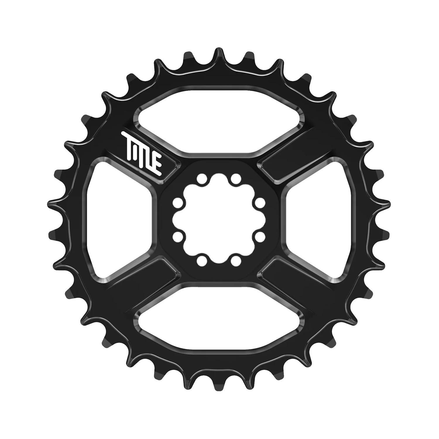 Zębatka rowerowa przednia Title MTB CR1 8-blt chainring 34t regular black