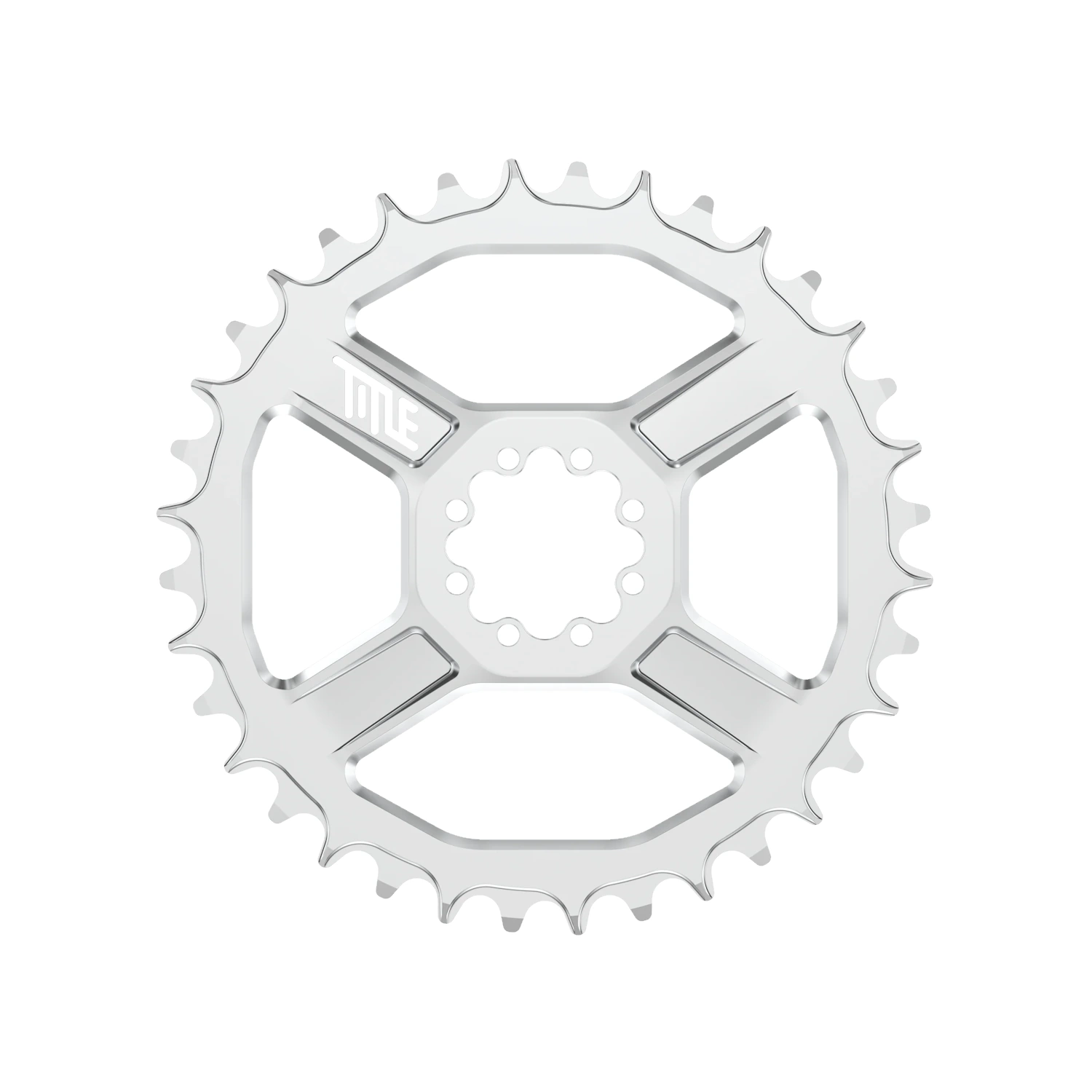 Zębatka rowerowa przednia Title MTB CR1 8-blt chainring 36t sram chrome