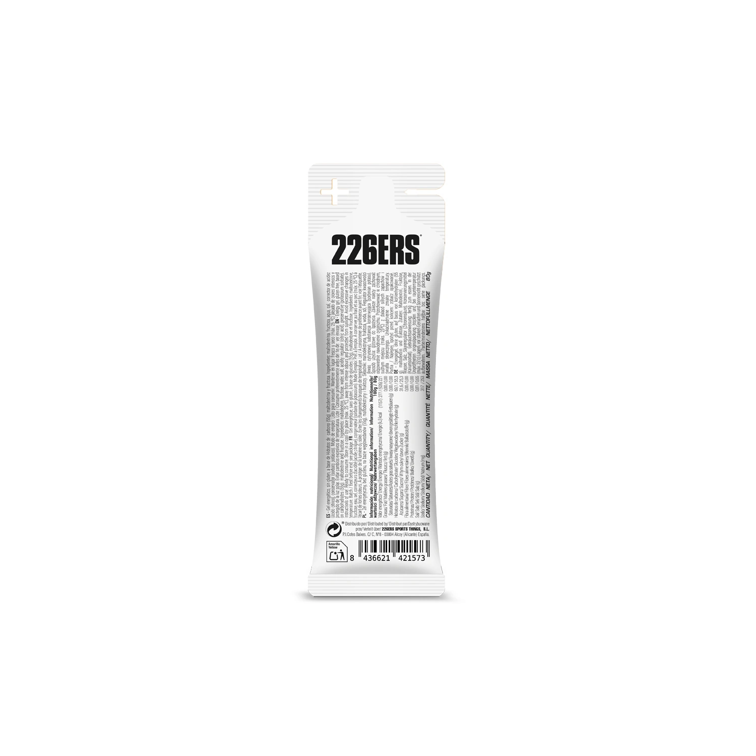 Żel energetyczny 226ERS HIGH FRUCTOSE GEL 80g. NEUTRAL