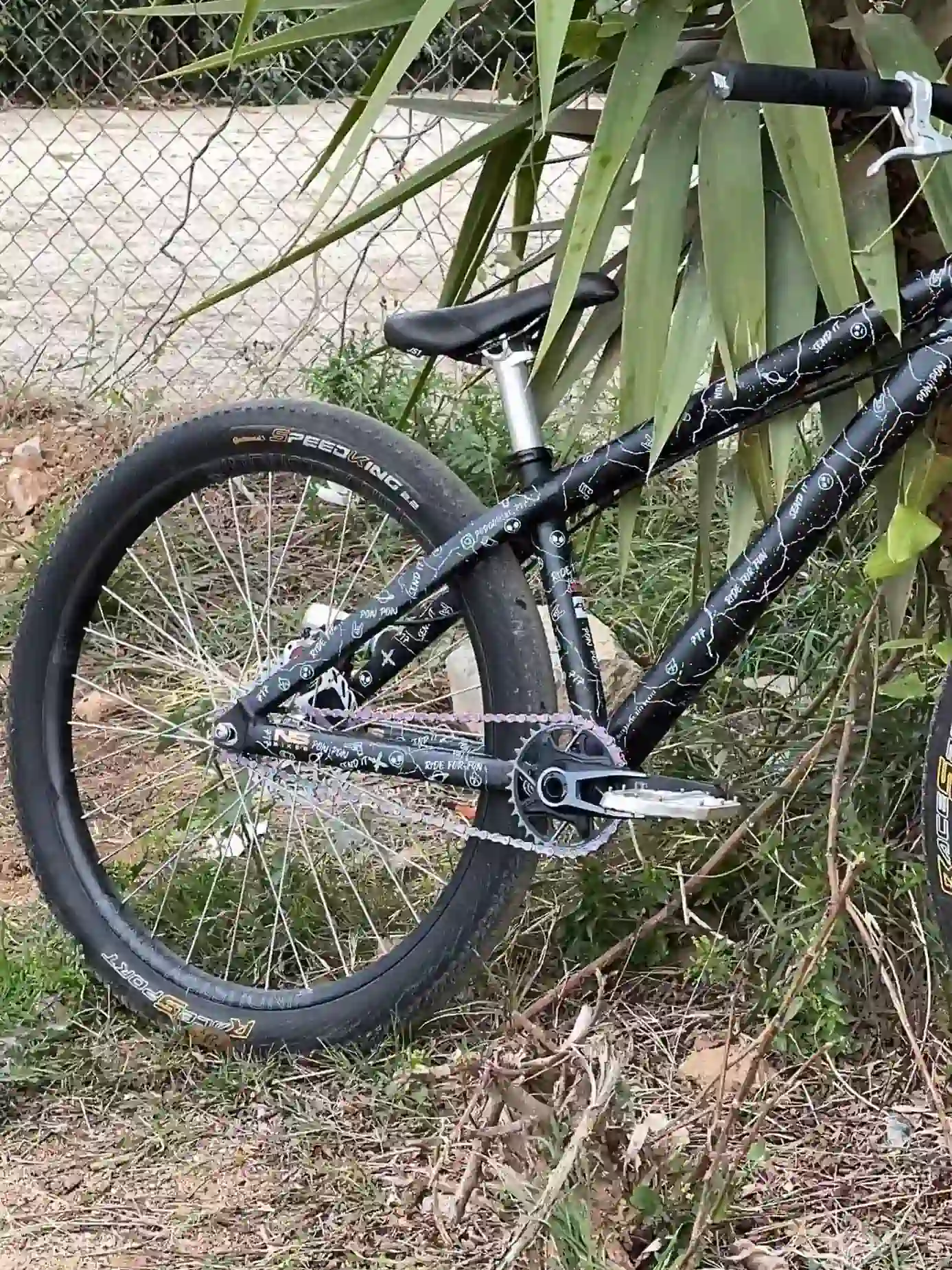 NS Bikes Decade V2 – w otoczeniu roślin