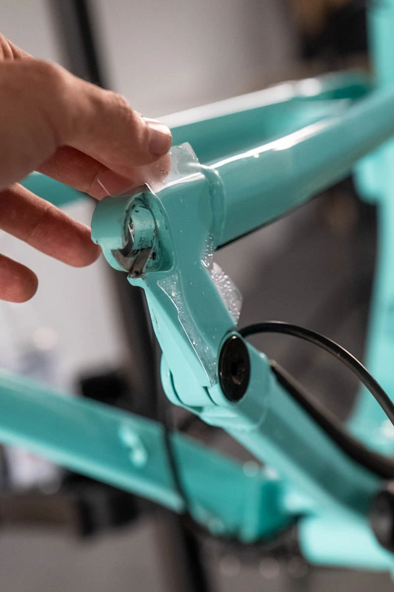 Detale tylny trójkąt