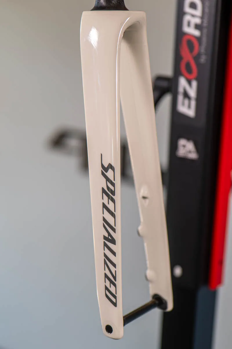 Widelec Specialized Tarmac SL8 po aplikacji folii ochronnej CPF