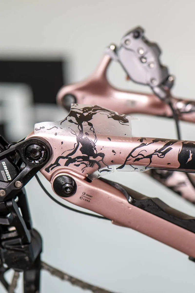 Zbliżenie tylny trójkąt