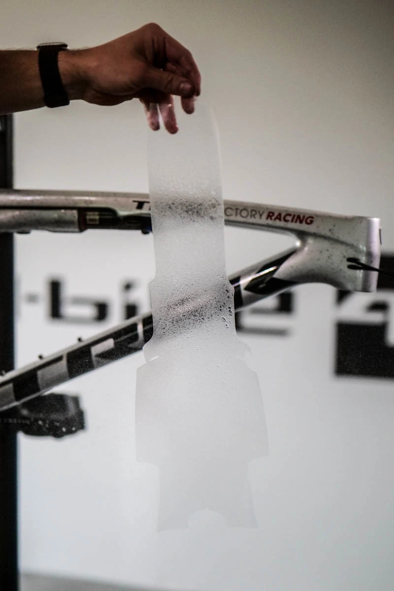 Oklejona rama Trek Supercaliber Factory Racing