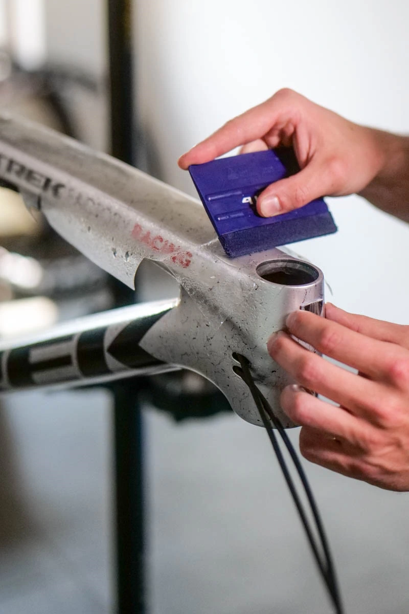 Oklejona główka ramy